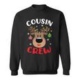 Cousin Crew Cute Reindeer Family Matching Pajama Xmas Sweatshirt