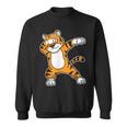 Dabbing Tiger Dab Dance Cool Cat Tiger Lover Sweatshirt