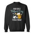 Funny Dad And Son Our First Fathers Day Together 2023 Baby Sweatshirt