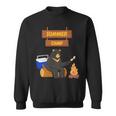 Funny Gifts For Summer Sleepaway Overnight Camp Fire Bear Sweatshirt