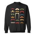 Funny Mustache Styles | Vintage Retro Hipster Mustache Sweatshirt