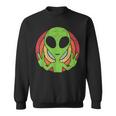 Retro 80'S Style Vintage Ufo Lover Alien Space Sweatshirt