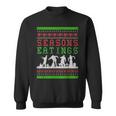 Seasons Eatings Zombie Ugly Christmas Sweater Sweatshirt