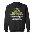 Funny Sports Journalist Job Career Report News Anchor Gift Sweatshirt