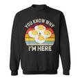 Thanksgiving Deviled Eggs You Know Why I'm Here Sweatshirt
