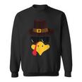 Turkey Face Matching Family Thanksgiving Pilgrim Party Sweatshirt