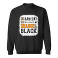 On Gameday Football We Wear Orange And Black Leopard Print Sweatshirt