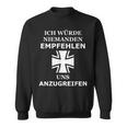 German Army Iron Cross General Major Set For Stuttgart Sweatshirt