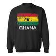 Ghanaian Flag | Vintage Made In Ghana Gift Sweatshirt