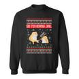 Go To Horny Jail Ugly Christmas Sweater Bonk Meme Sweatshirt