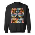 Goodbye 3Rd Grade Hello Summer Groovy Last Day Of School Sweatshirt