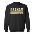 Graham Gift Name Personalized Funny Retro Vintage Birthday Sweatshirt