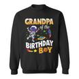 Grandpa Of The Birthday Boy Space Astronaut Birthday Family Sweatshirt