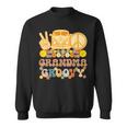 Groovy Grandma Hippie Peace Retro Matching Party Family Sweatshirt