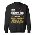 Grumpy Old 34Th Infantry Division Veteran Day Funny Xmas Sweatshirt
