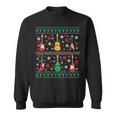 Guitar Ugly Christmas Sweater Guitar Lovers Guitarists Sweatshirt