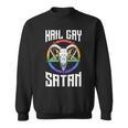 Hail Gay Satan Lgbtq Pride Satanist Pentagram Sweatshirt