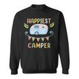Happiest Camper Camping Girl Gift For Womens Sweatshirt