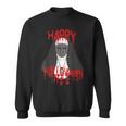 Happy Halloween Scary Nun Costume Cosplay Horror Gift Bloody Sweatshirt