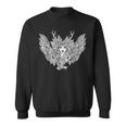 Horned Evil Angel Goth Satanic Halloween Gothic Costume Halloween Funny Gifts Sweatshirt