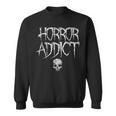Horror Addict Gothic Skull Horror Sweatshirt