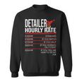 Hourly Rate Car Detailer For Detailing Sweatshirt