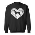 I Love Great Dane Dog Funny Cute Pet Owner Gift Sweatshirt