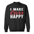 I Make Cars Happy Auto Detailer Car Detailing Cars Funny Gifts Sweatshirt