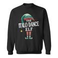 Italo Dance Elf Christmas Group Xmas Pajama Party Sweatshirt