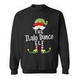 Italo Dance Elf Group Christmas Pajama Party Sweatshirt