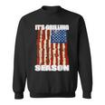 Its Grilling Season Men Usa Flag Bbq Tools Summer Usa Funny Gifts Sweatshirt