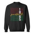 Junenth Black Freedom 1865 African American Sweatshirt