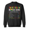 Junenth Black King Nutritional Facts Melanin Men Fat Sweatshirt
