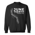 Junenth Celebrate Black Freedom 6-19-1865Sweatshirt