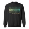 Junenth Free Ish Since 1865 Celebrate Black Freedom Hbcu Sweatshirt