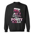 Just A Good Mom With A Posty Play List Funny Saying Mother Sweatshirt