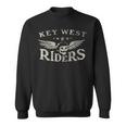 Key West Riders Motorcycle Skull Wings Sweatshirt
