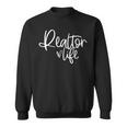 Leopard Love Real Estate Life Realtor Life House Investment Sweatshirt