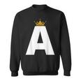 Letter A Alphabet Letter Initial Sweatshirt Letter A Alphabet Letter Initial Sweatshirt