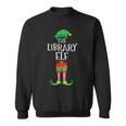 Library Elf Library Assistant Christmas Party Pajama Sweatshirt