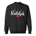 Most Likely To Try Ride Rudolph Couples Christmas Sweatshirt