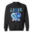 Loser Lover Heart Dripping Dunk Low Argon Matching Sweatshirt