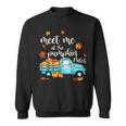 Meet Me At The Pumpkin Patch Halloween Thanksgiving Pumpkin Sweatshirt