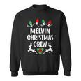 Melvin Name Gift Christmas Crew Melvin Sweatshirt