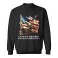 Memorial Day Land Of Free Because Of Brave Veterans American Sweatshirt