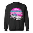 Miami Beach Florida Miami Palm Trees And Vintage Car Florida Gifts & Merchandise Funny Gifts Sweatshirt