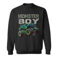 Monster Truck Boy Family Matching Monster Truck Lovers Sweatshirt