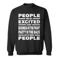 Mullet Pride Front Party Business - Funny Redneck Mullet Sweatshirt