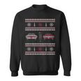 Muscle Cars Drag Racing Ugly Christmas Sweater Sweatshirt