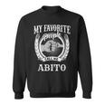 My Favorite People Call Me Abito Fist Bump Italian Grandpa Sweatshirt